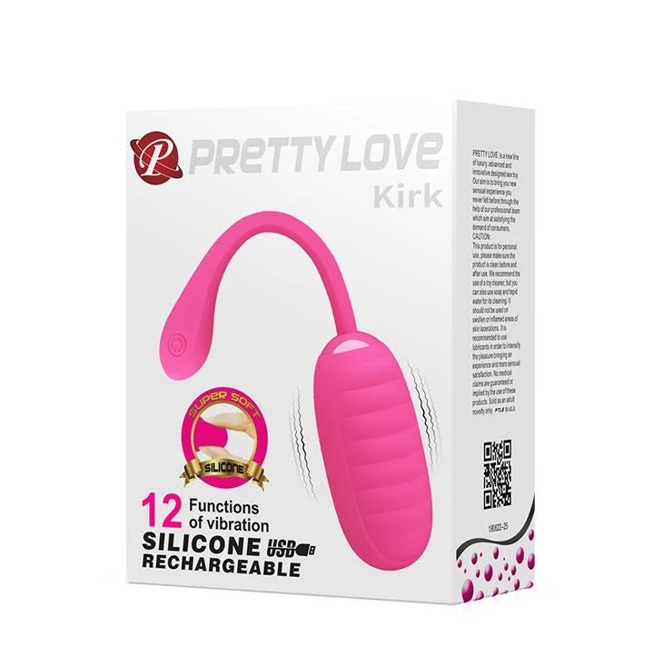 PRETTY LOVE - KIRK EGG Vibrations 12 fonctions rose