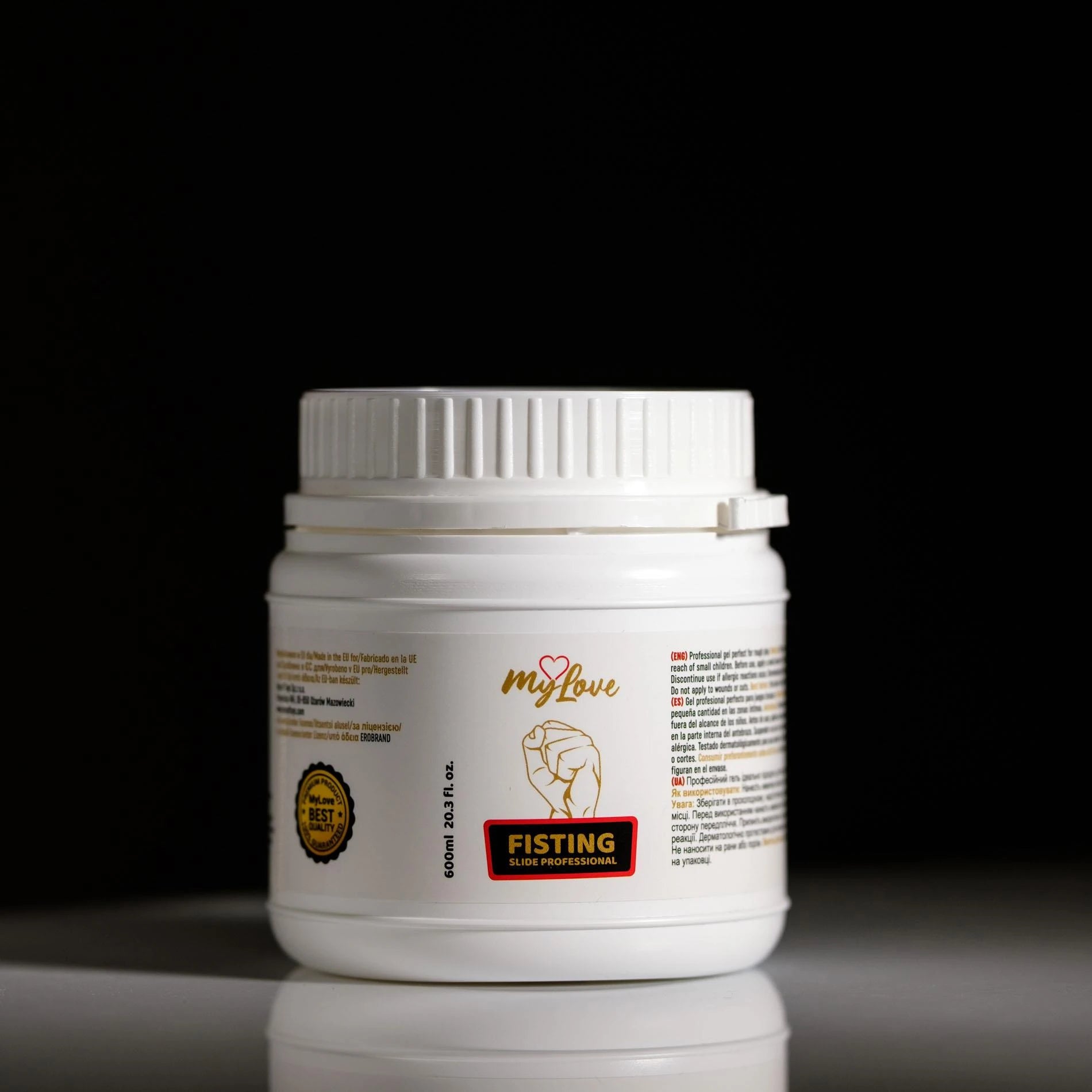 MyLove Fisting-slide professional 600 ml.