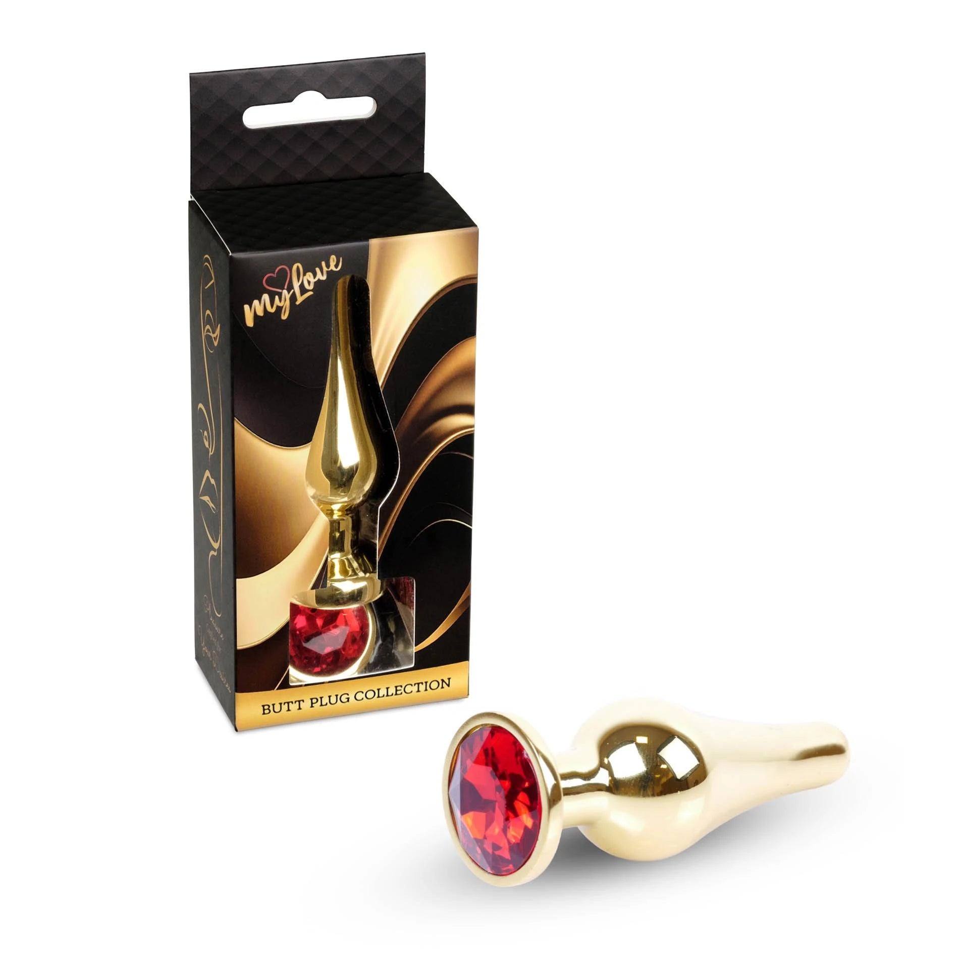 MyLove Toys - Bijoux Gold BUTT PLUG- Rouge