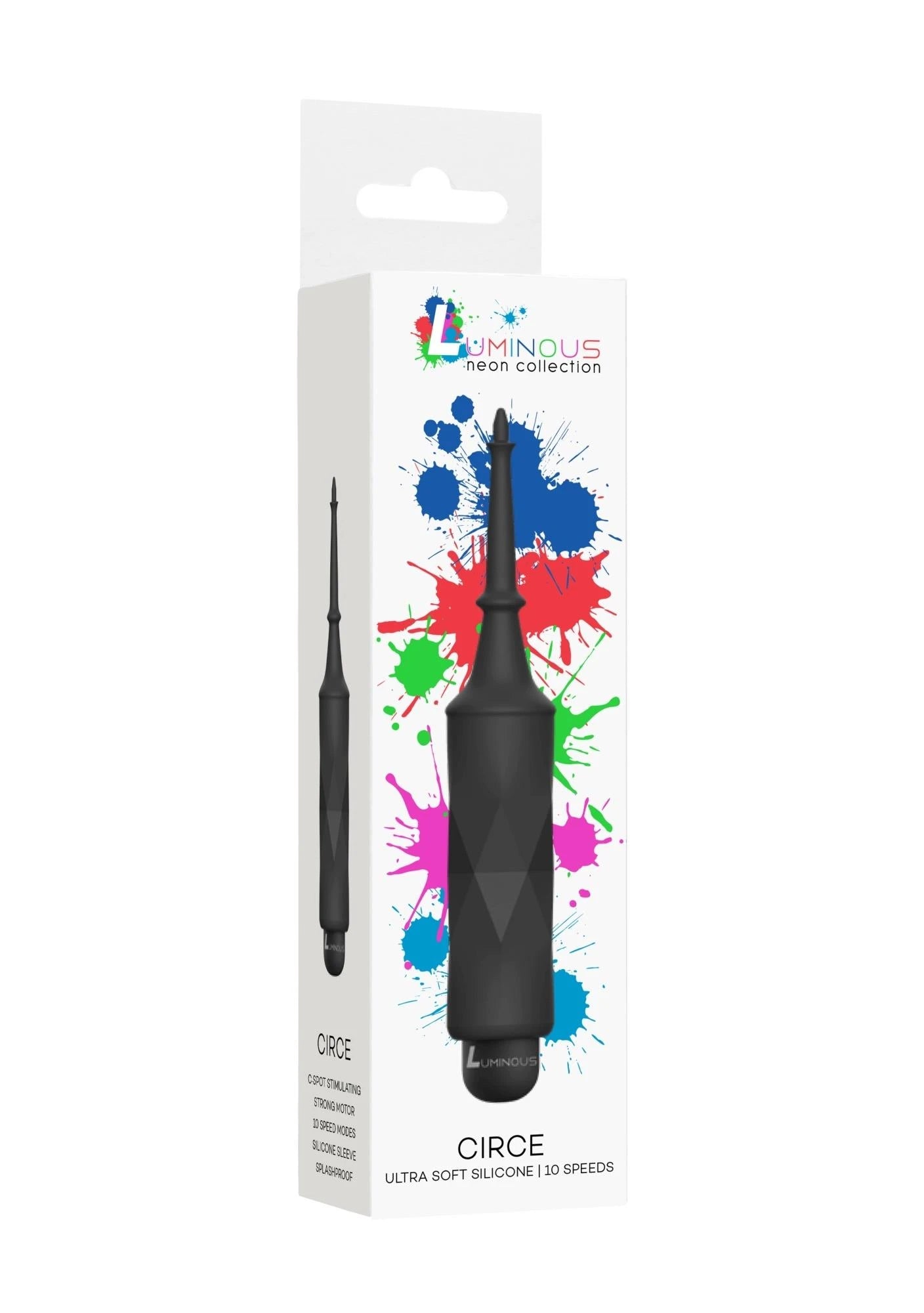 Circe - ABS Bullet with Sleeve - 10-Speeds - Black
