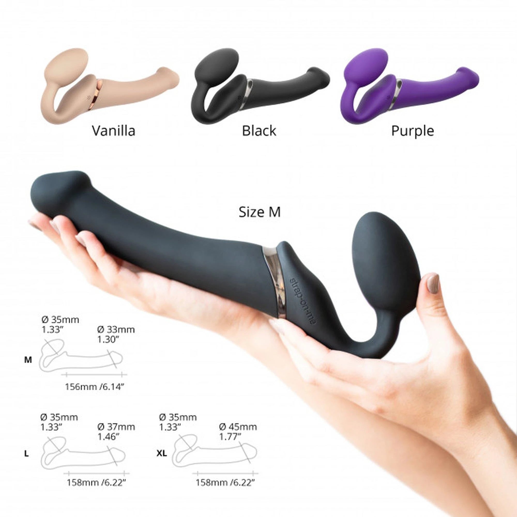 Vibrating Bendable Strap-On