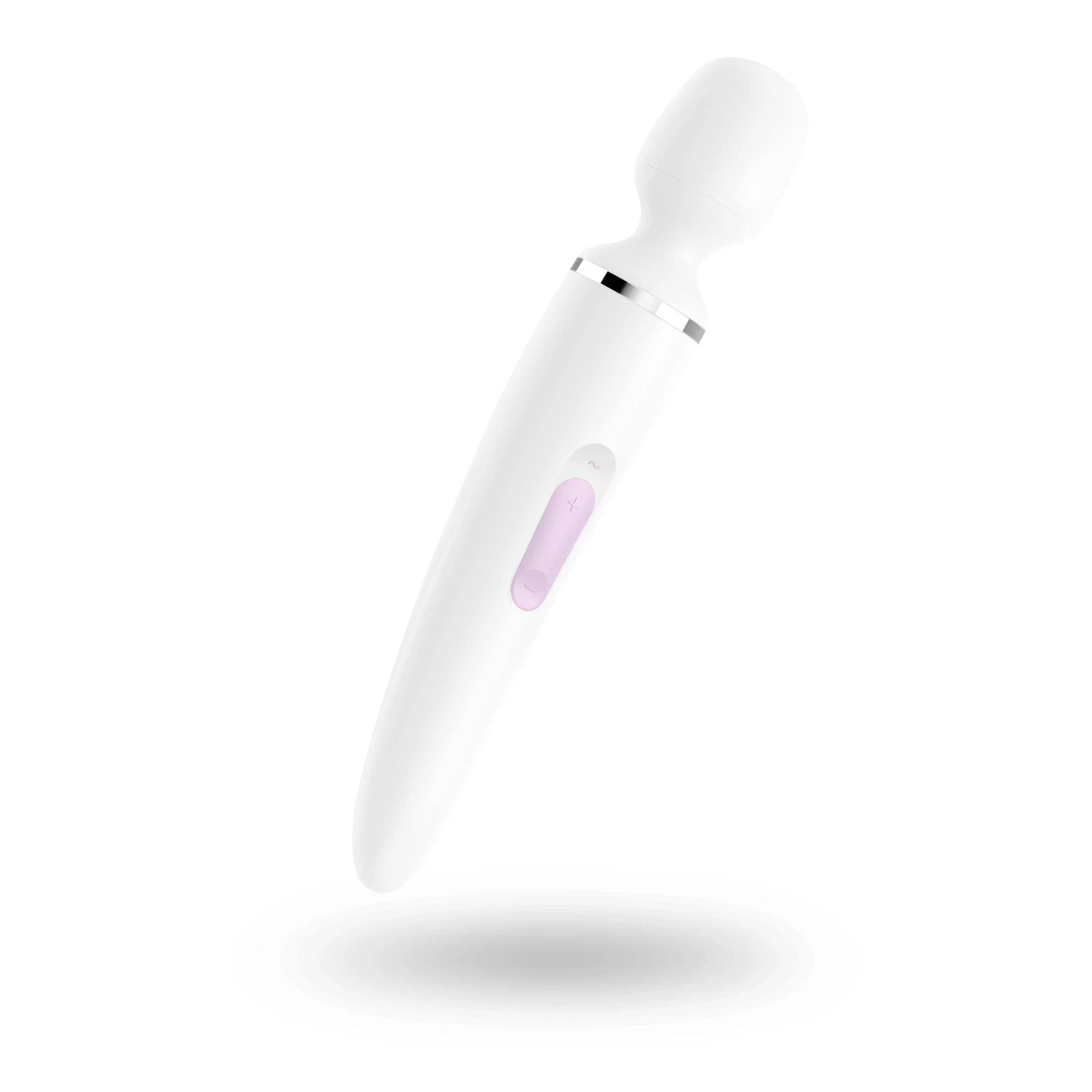 Vibromasseur - Satisfyer Wand-er Woman (blanc/chrome)