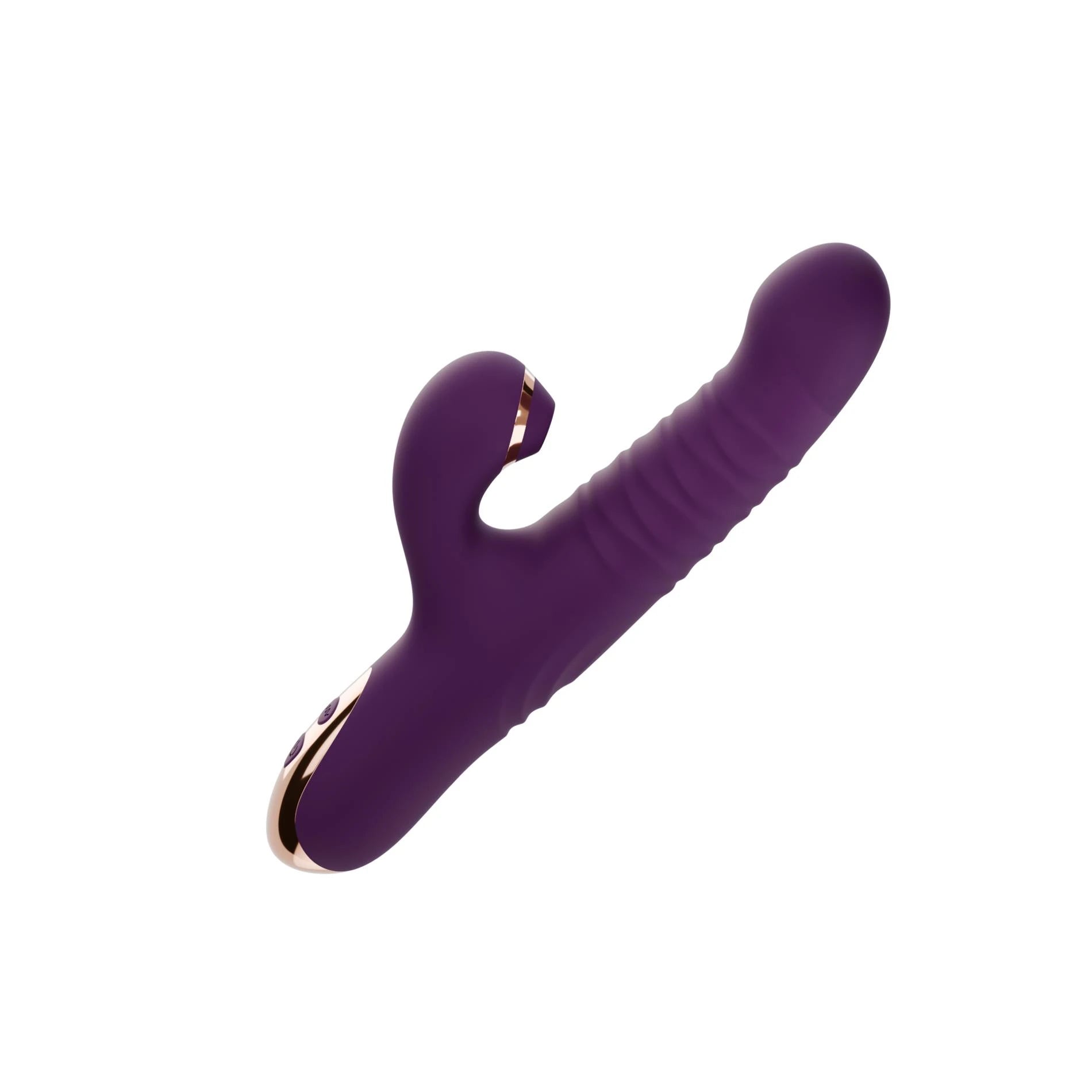 Masseur G-spot à succion et poussée Luna