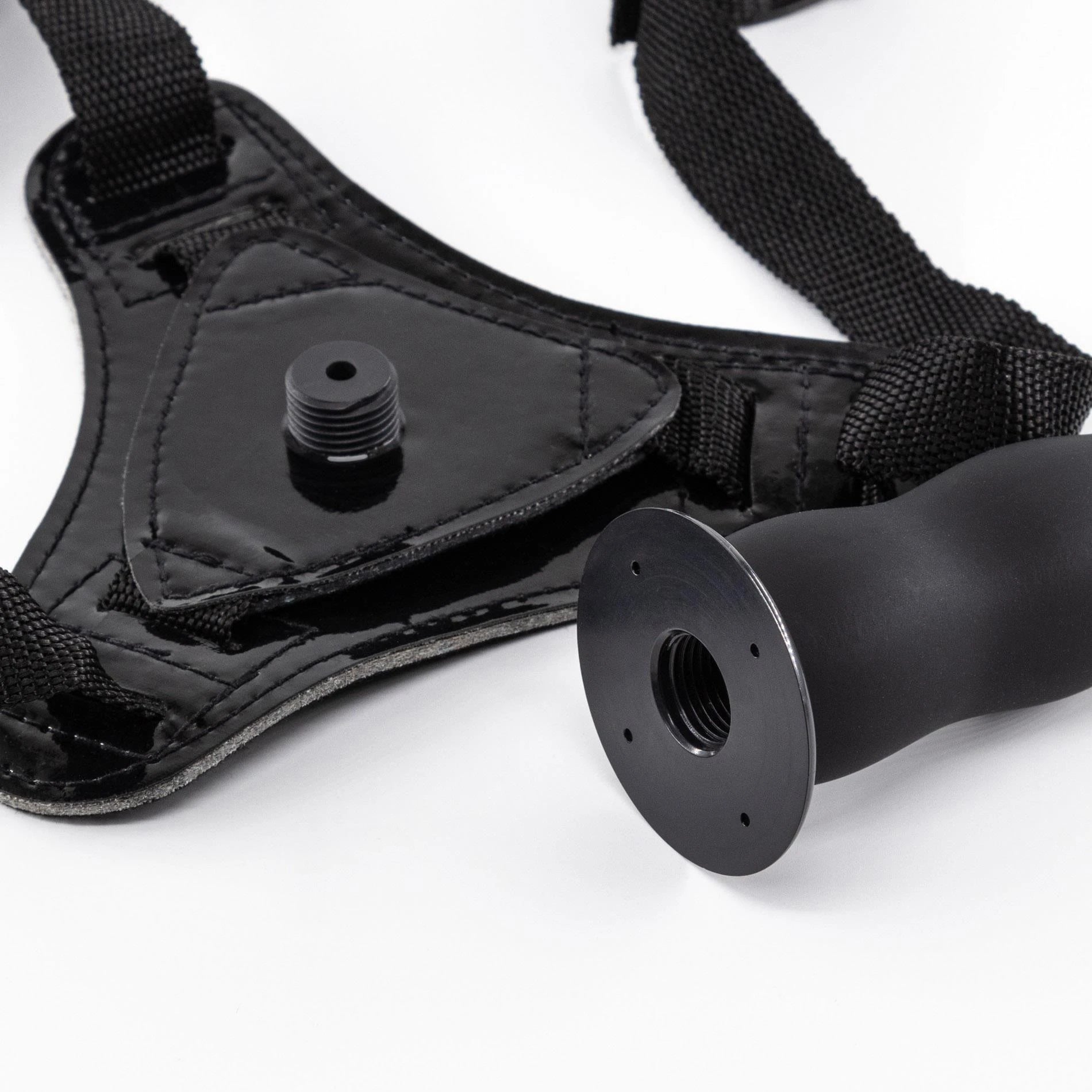 Snapper - Strap-on Harness with Dildo - Black