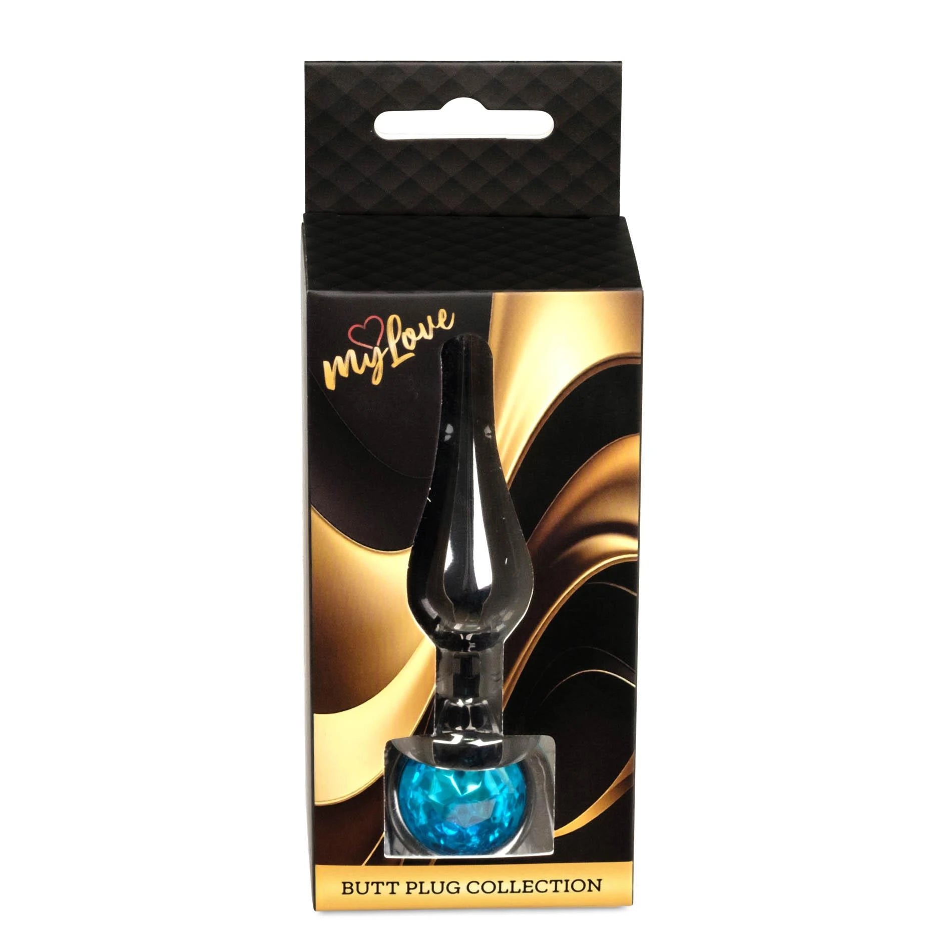 MyLove Toys - Light Blue Dark Silver Butt Plug