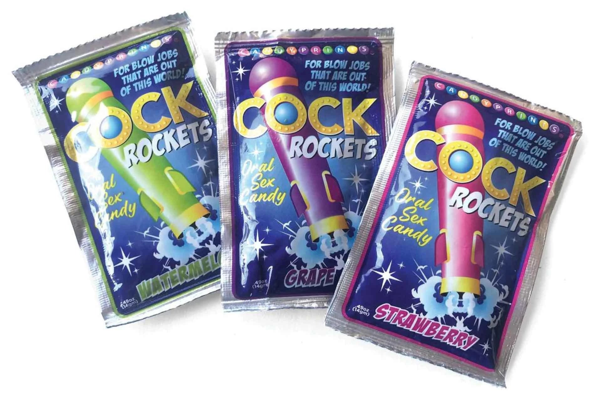 Cock Rockets – Oral Sex Lollipop, Strawberry Flavor