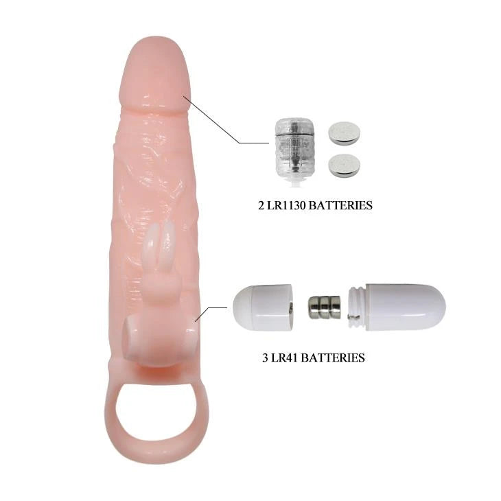 BAILE - BRAVE MAN SKIN 5,91"" VIBRATION MULTI-VITESSES