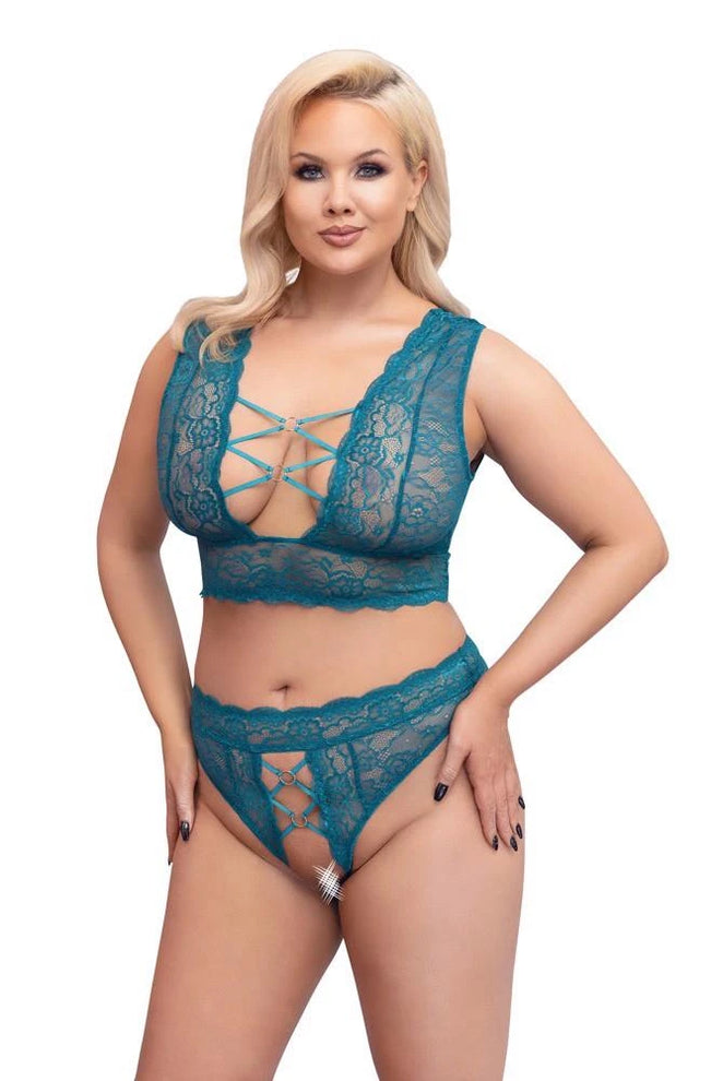Bra Set Teal 3XL