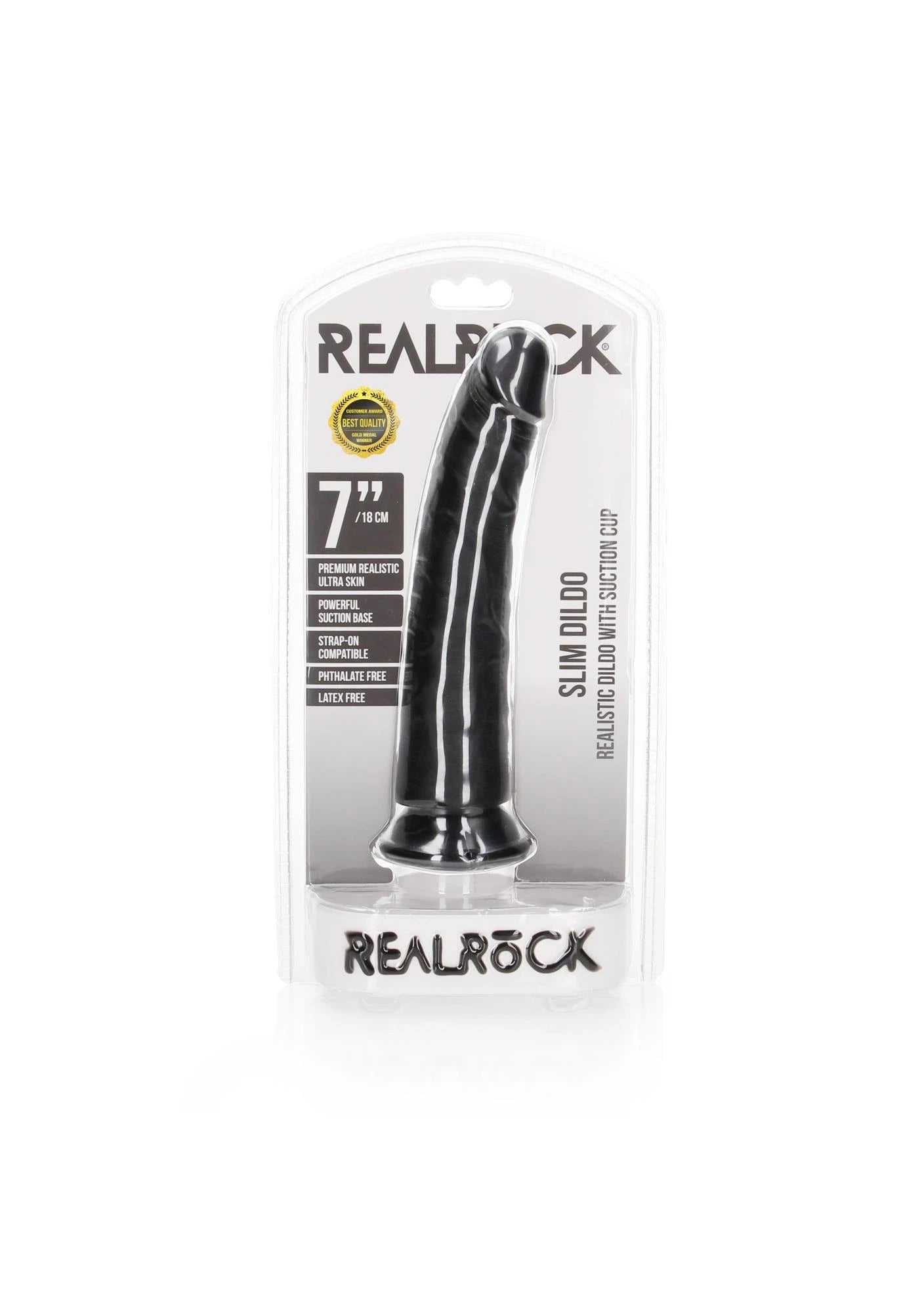 Slim Realistic Dildo with Suction Cup - 7 / 18 cm
