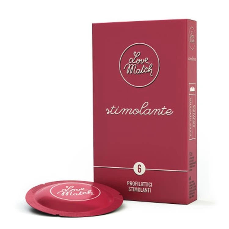 Préservatifs-Love Match Stimulant - paquet de 6 pcs