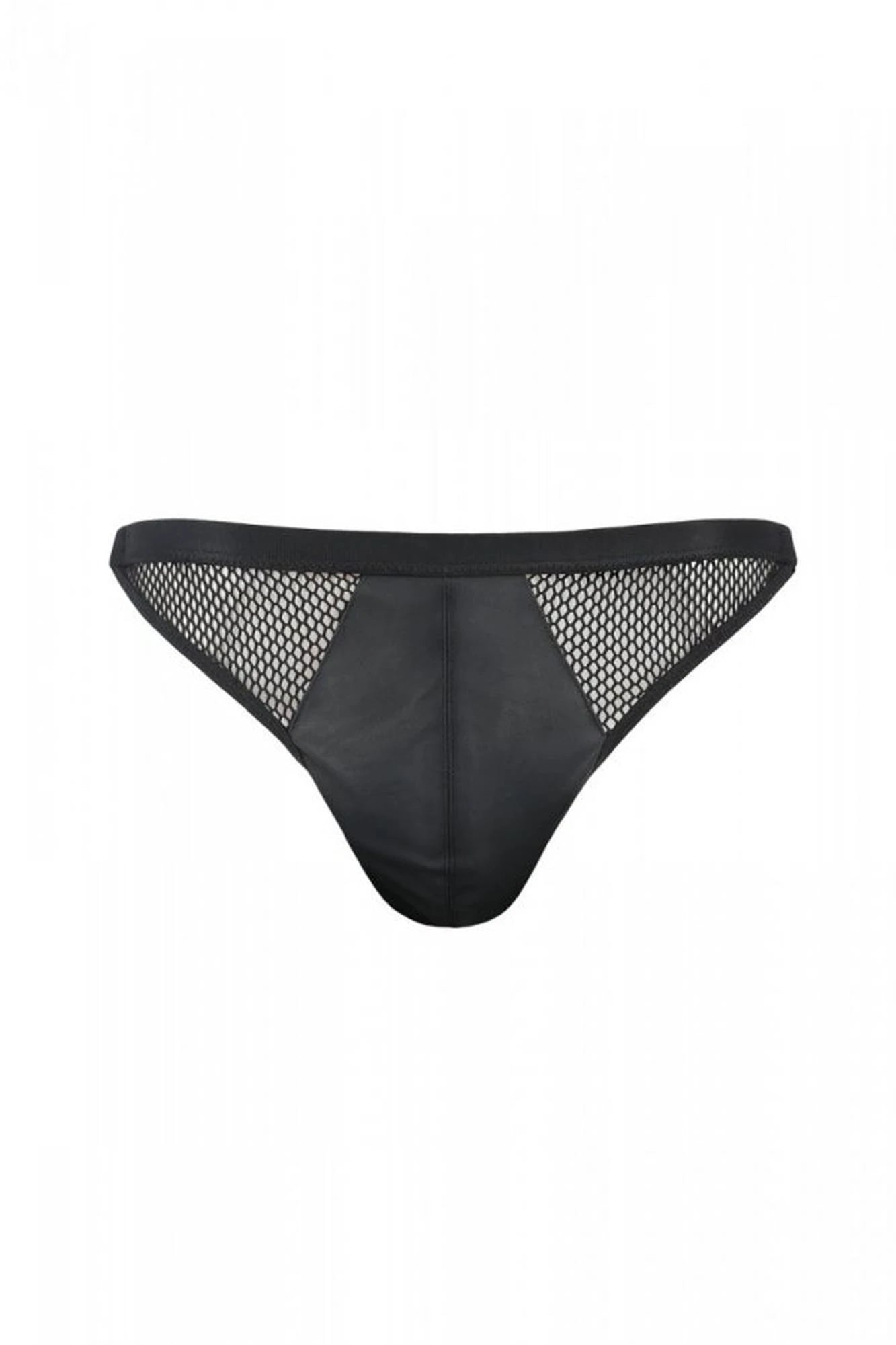 034 SLIP OUVERT LUKE noir XXL/XXXL - Passion