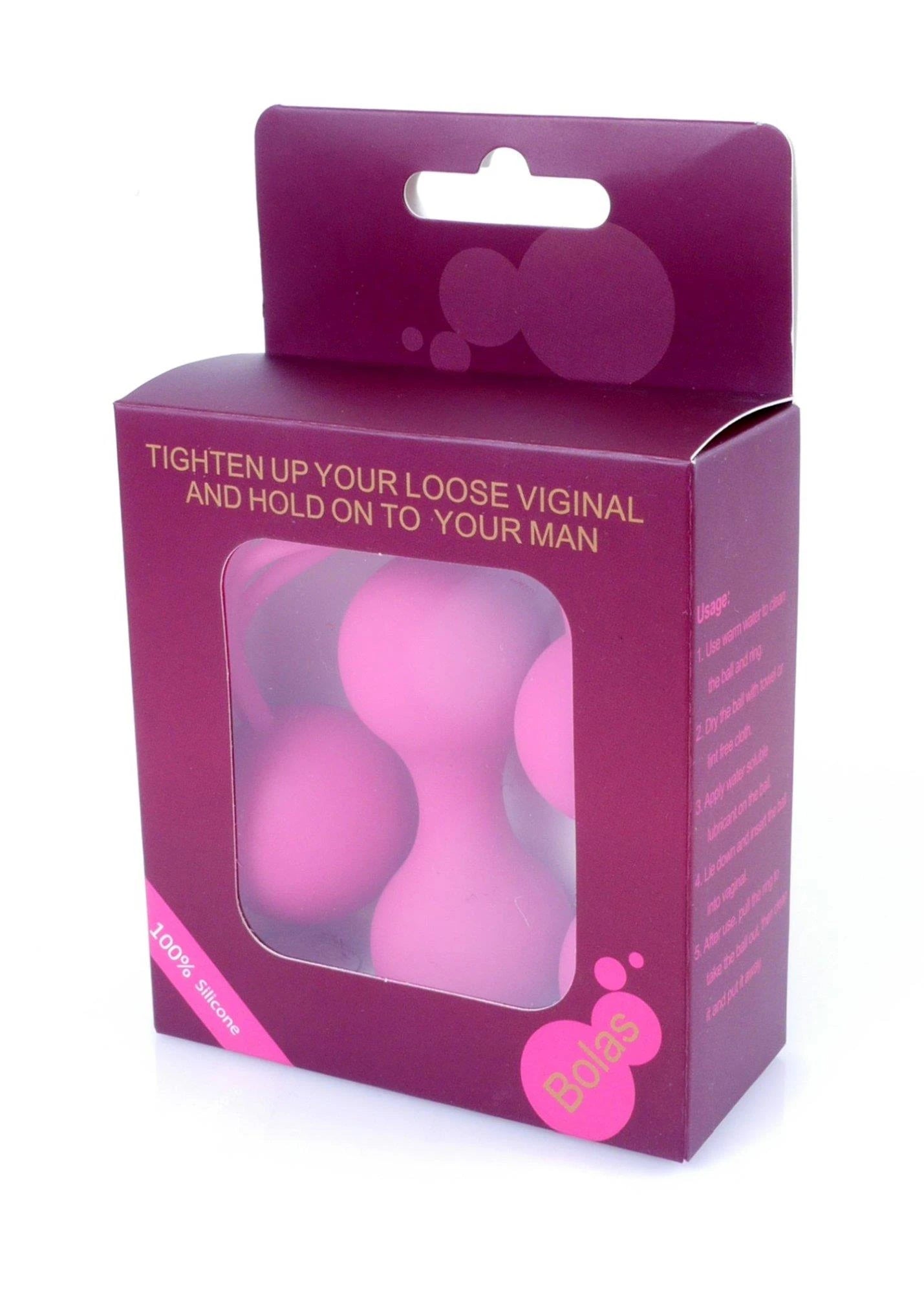 Silicone Kegal Balls Set - Pink
