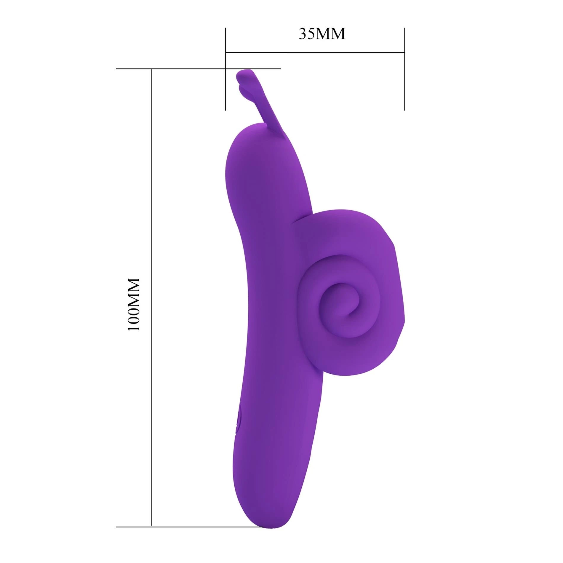 PRETTY LOVE - Snail Honey Finger, 10 fonctions de vibration, fonction mémoire