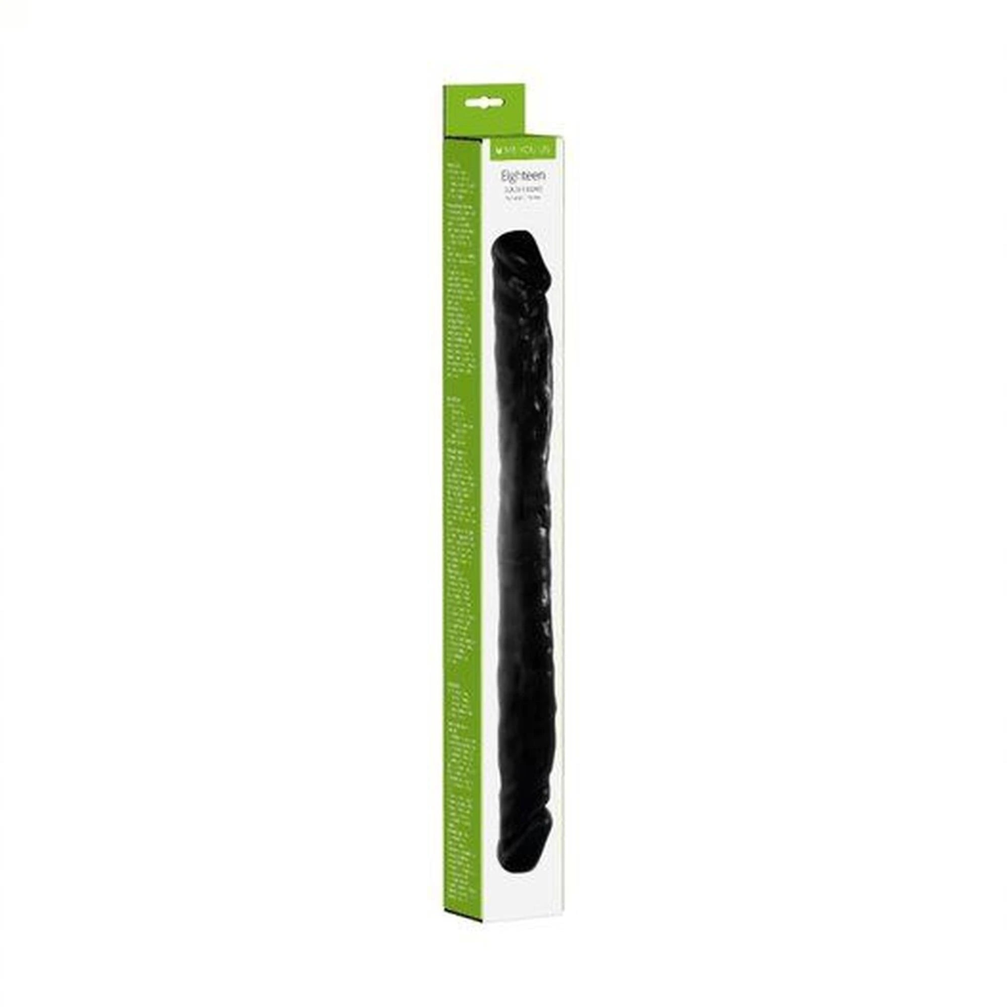 Dildo - Double Pénis Noir 18