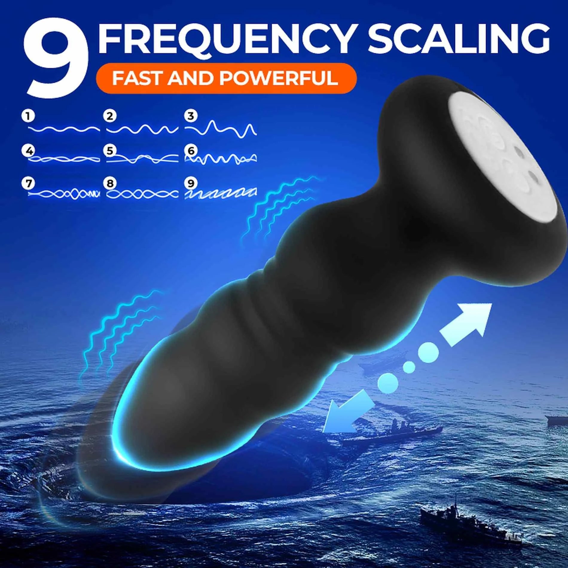 Lighting anal plug