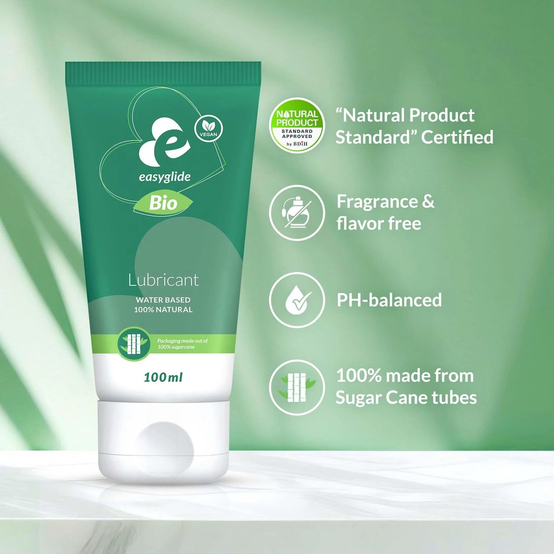 EasyGlide - Lubrifiant Bio & Naturel à Base d'Eau Sans Parfum 100 ml