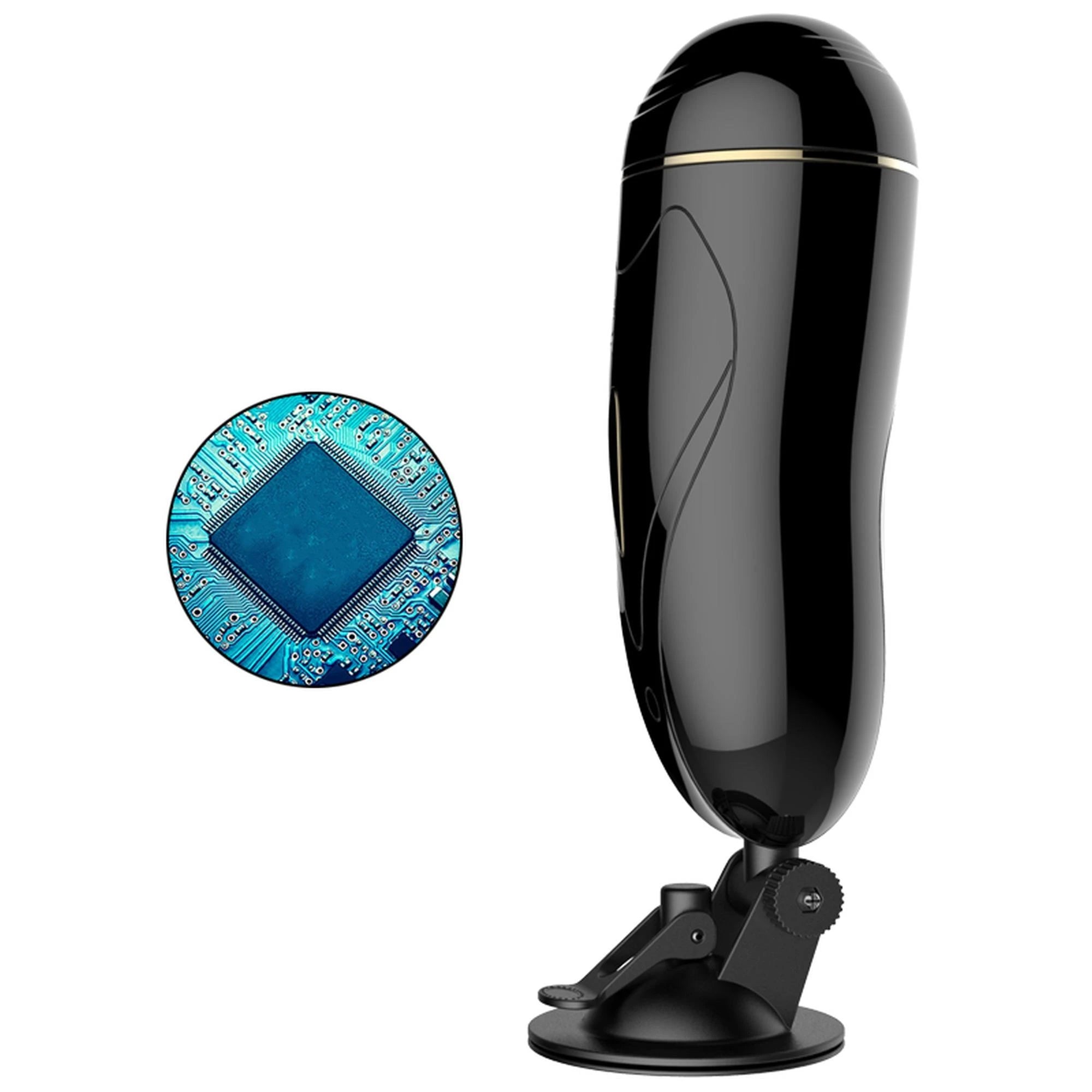 Masturbateur-Godet de Masturbation Vibrant USB 7 + Fonction Interactive / Mode Parler