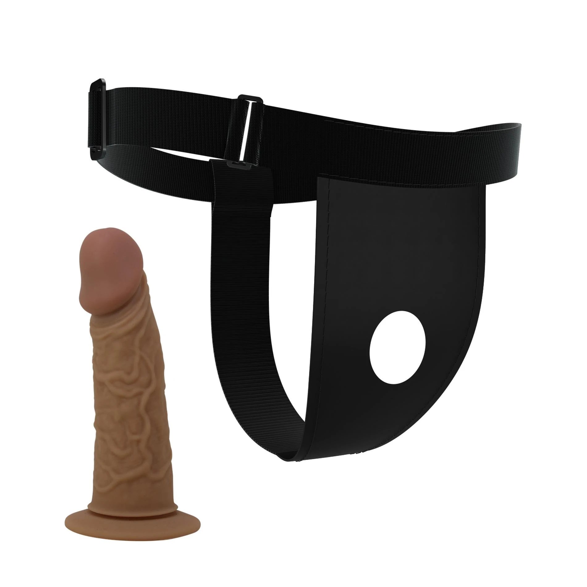 PRETTY LOVE - HARNESS BRIEFS - Houston Strap-On 6.8'' Dildo