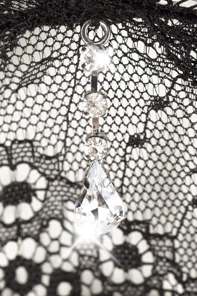 Ensemble en dentelle noir XL