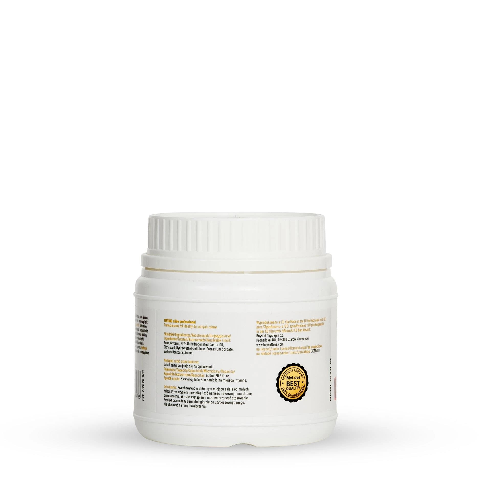 MyLove Fisting-slide professional 600 ml.