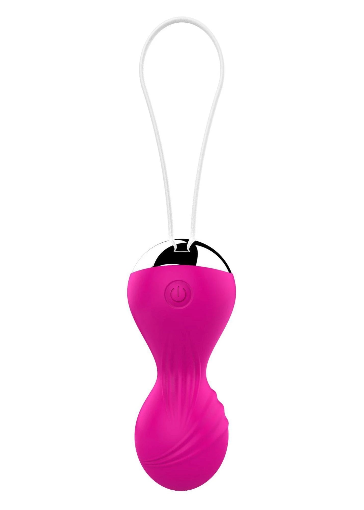 Vibrating Silicone Kegel Balls USB 10 Function / Remote control -Pink