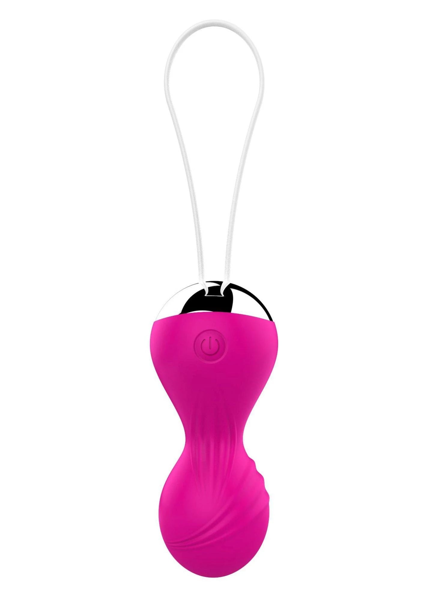 Vibrating Silicone Kegel Balls USB 10 Function / Remote control -Pink