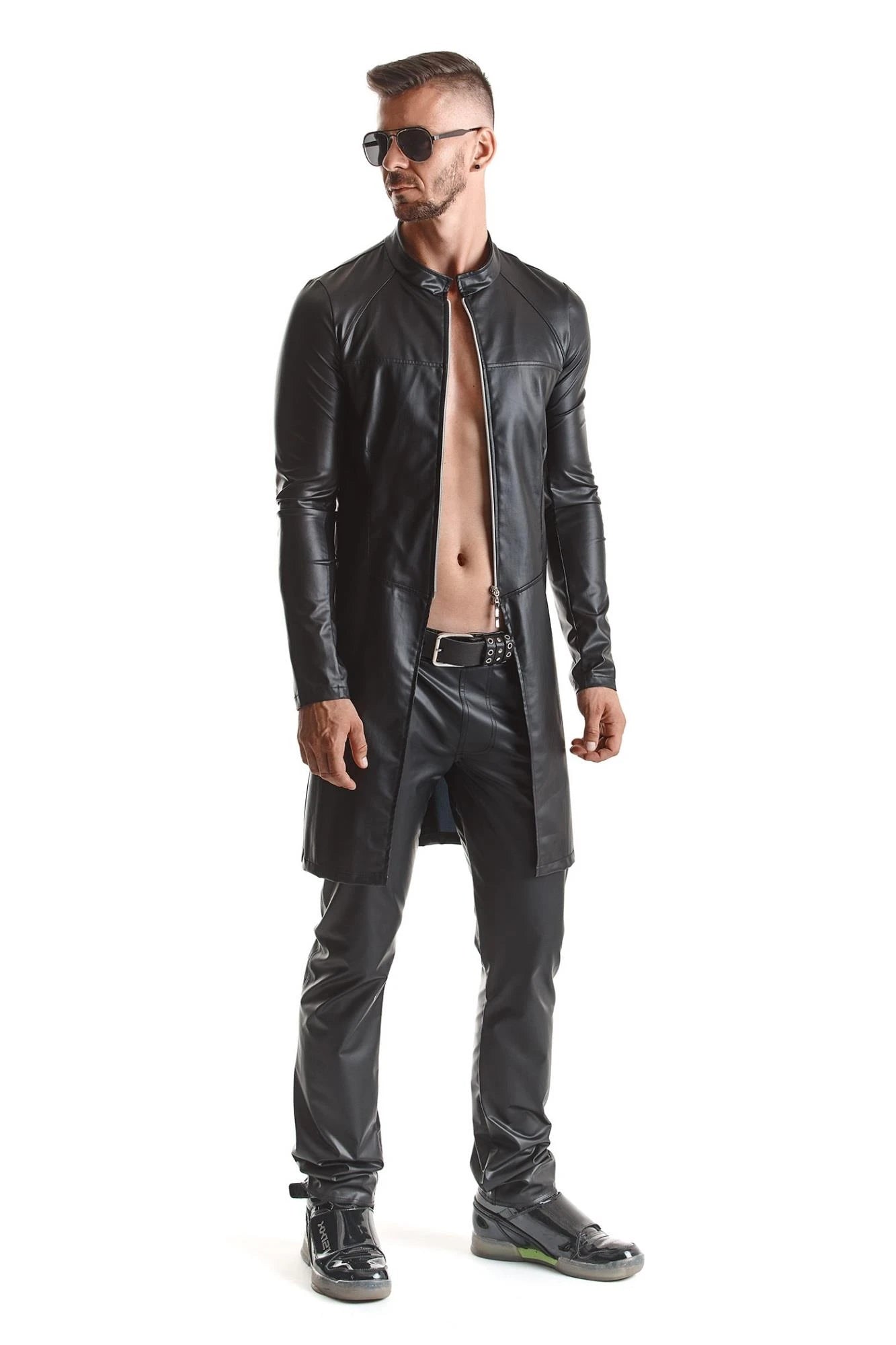 RMMario001 - manteau noir - XL