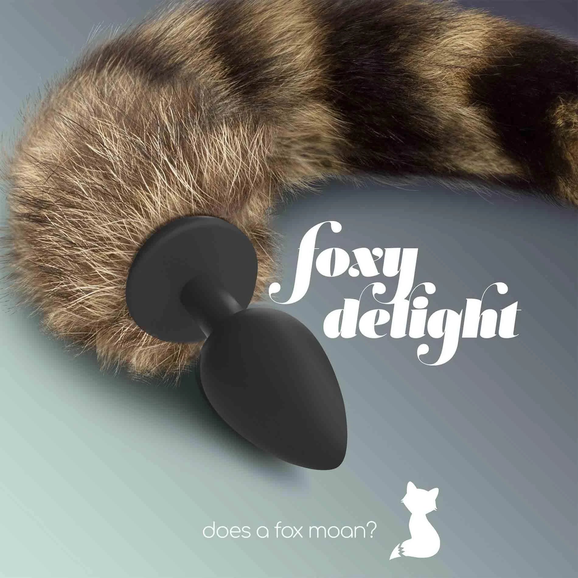 FOXY DELIGHT PLUG ANAL EN SILICONE AVEC QUEUE CRUSHIOUS