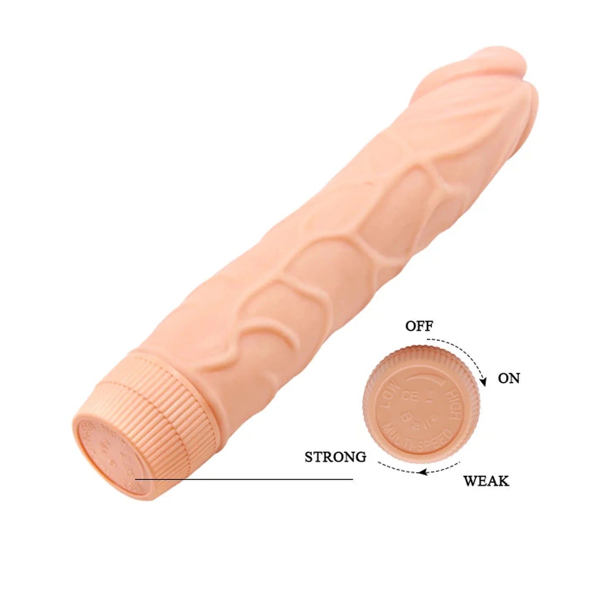 BAILE - BOB Vibrating Sofy Skin 22.5 cm