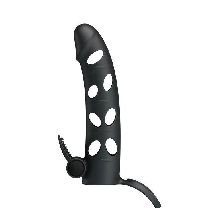 PRETTY LOVE - Gaine pénienne vibrante avec sangle à testicules