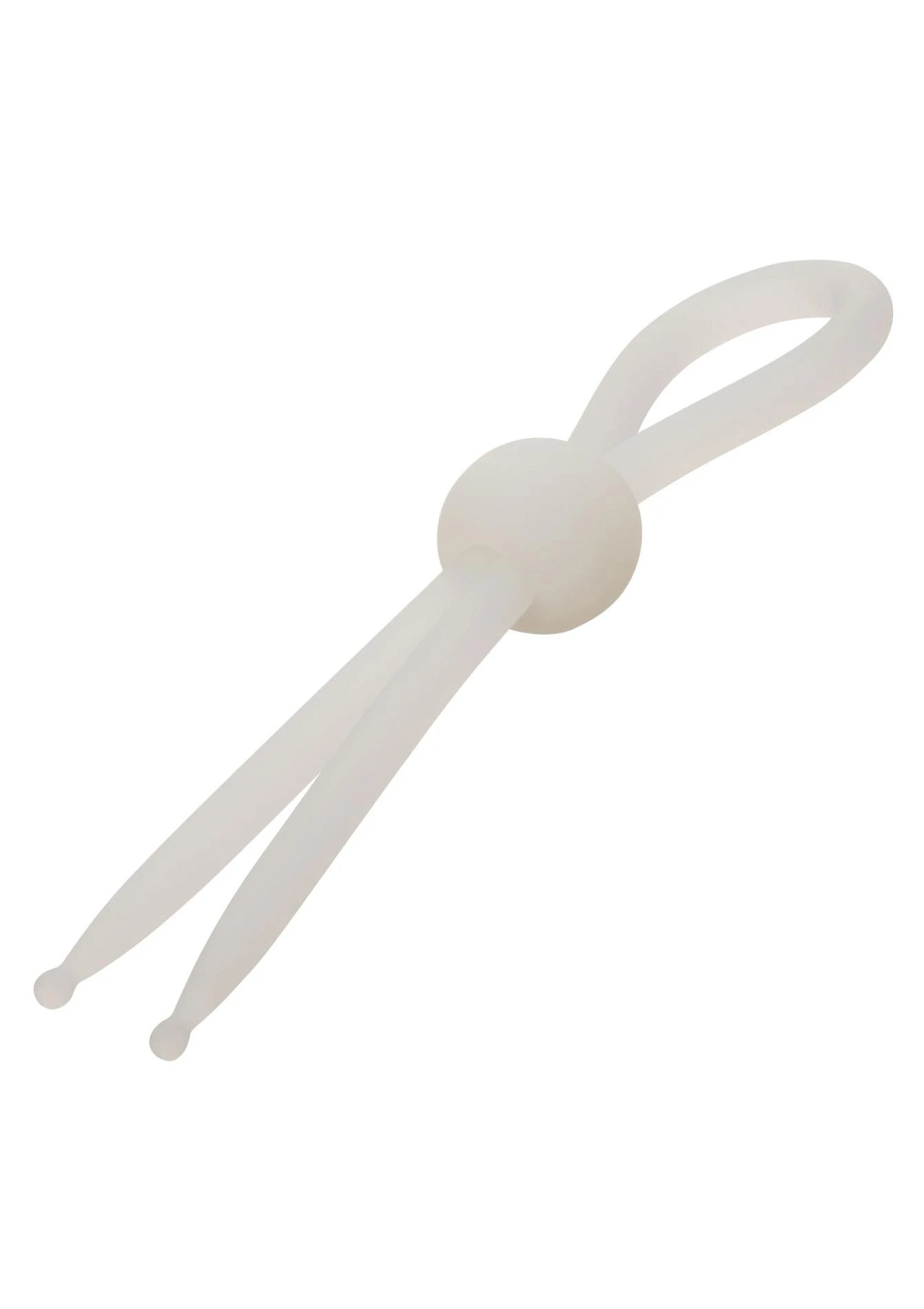Lasso en silicone blanc