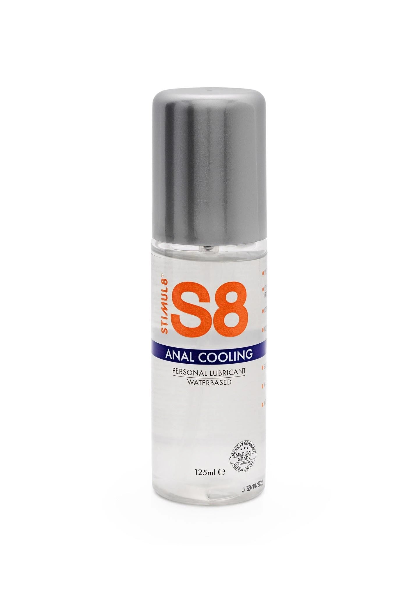 S8 WB Lubrifiant Anal Refroidissant 125ml