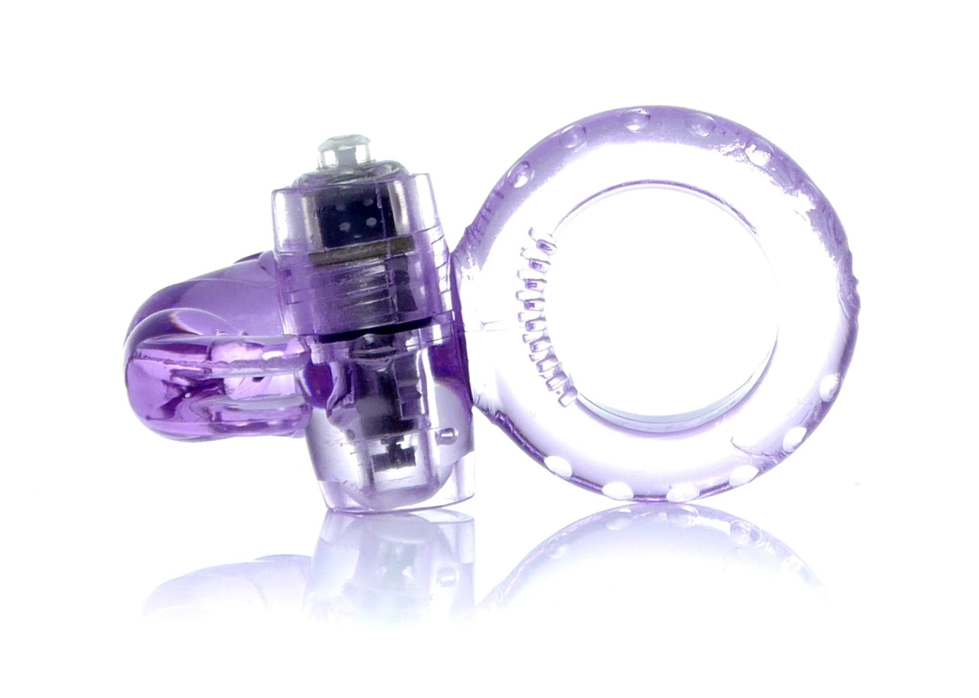 Anneau vibrant lapin Cockring violet
