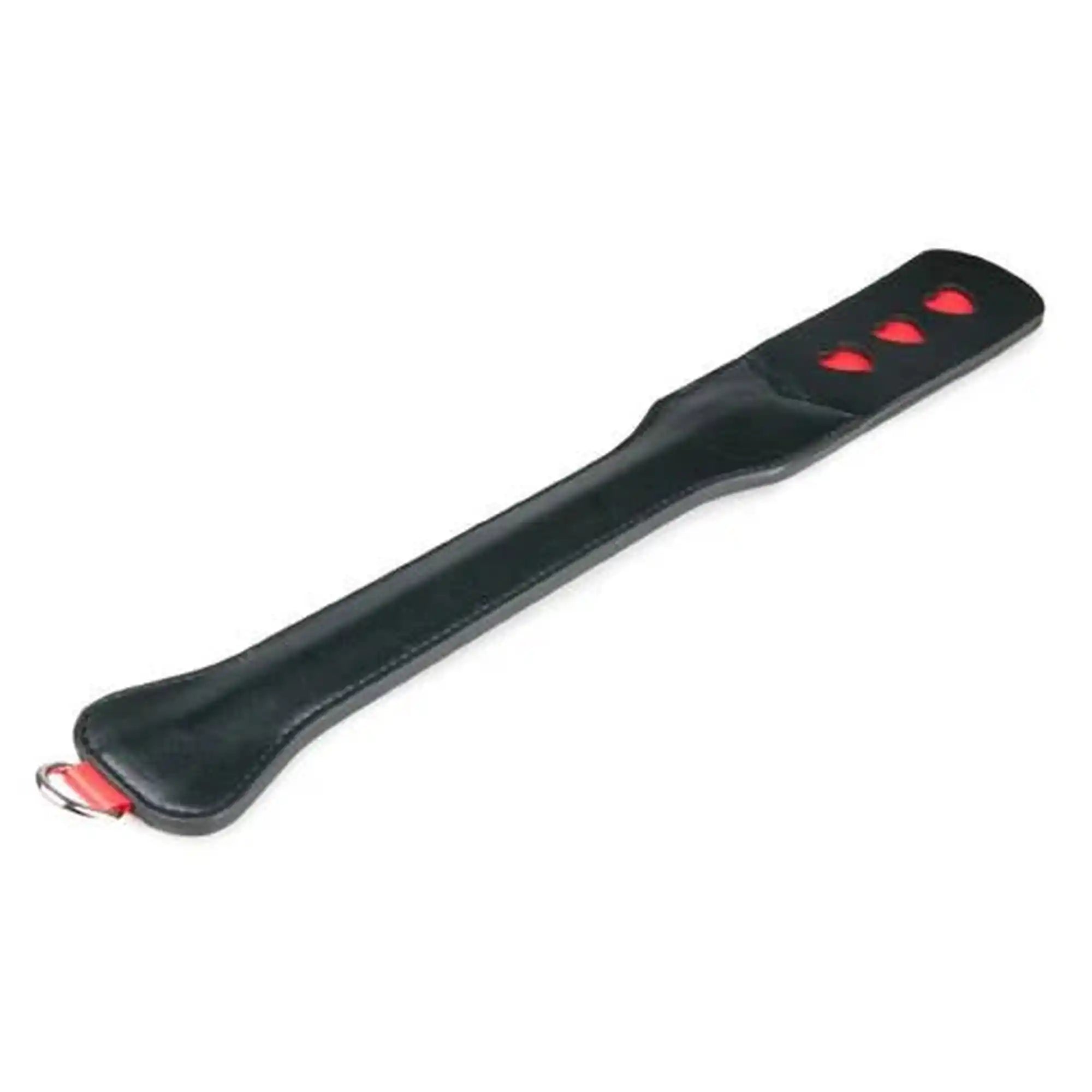Pejcz-Long Leather Paddle With Heart