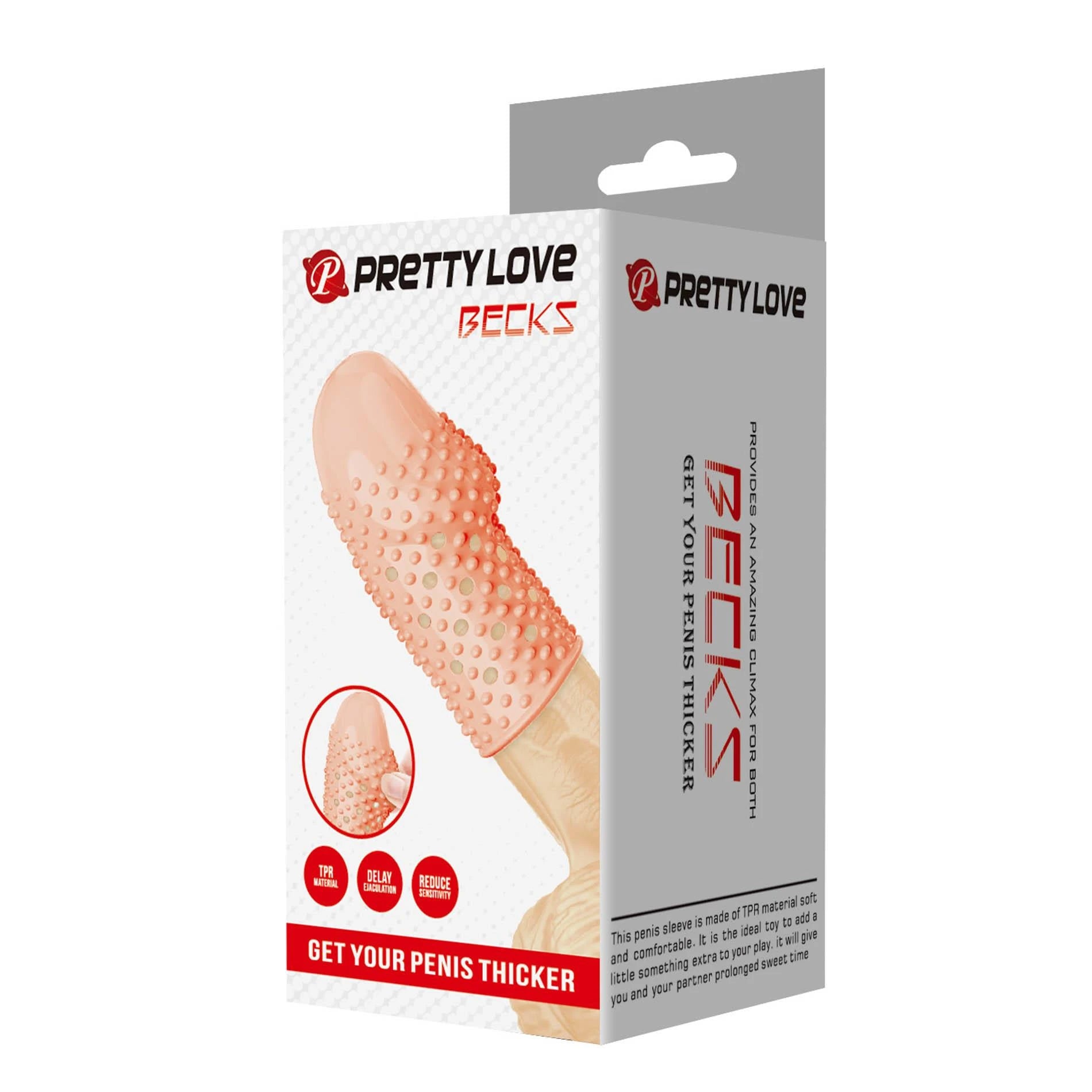 Pretty Love manchon pénien – Becks (chair)
