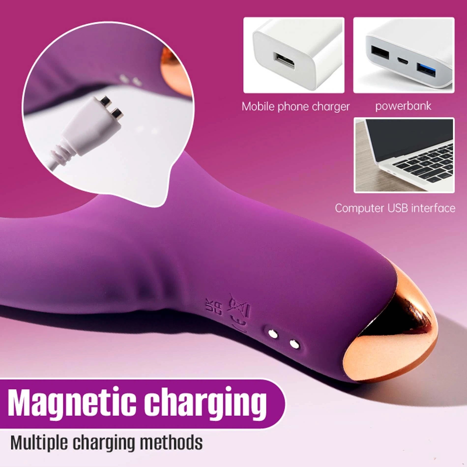 Vibromasseur point G Suking Rouge