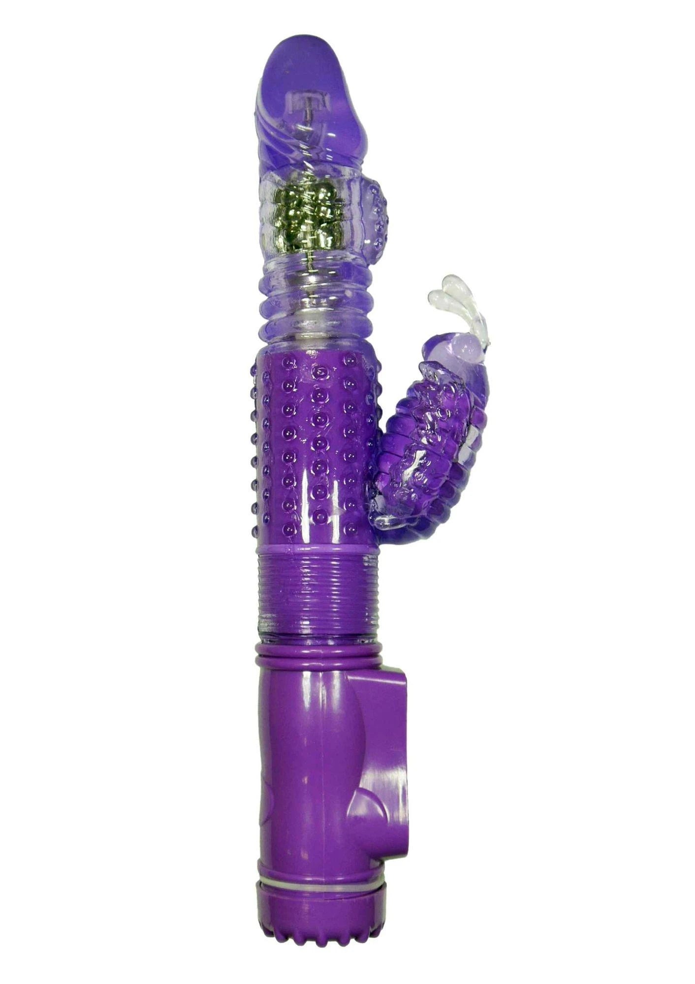 Vibro-lapin, Vibration/Rotation/Haut-bas 36 fonctions Violet