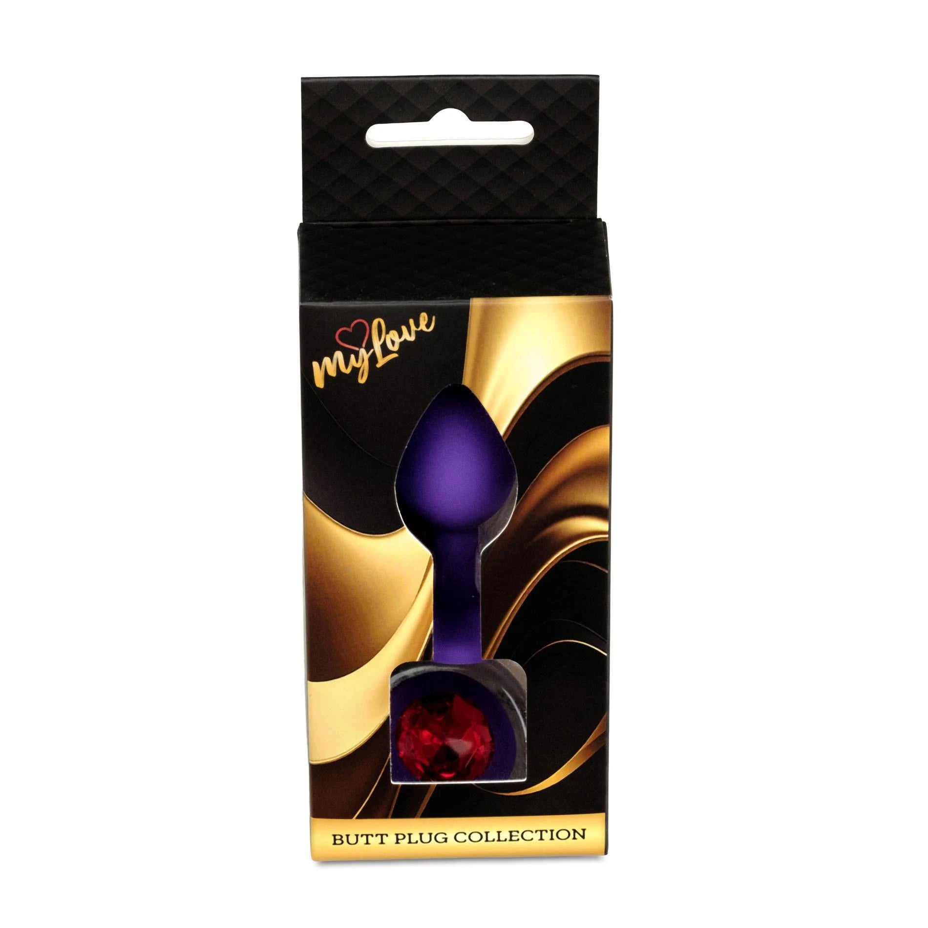 MyLove Toys - Jewellery Purple Silicone PLUG Small
