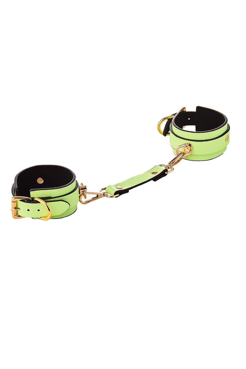 LUMINOUS HANDCUFFS GLOW IN THE DARK GREEN