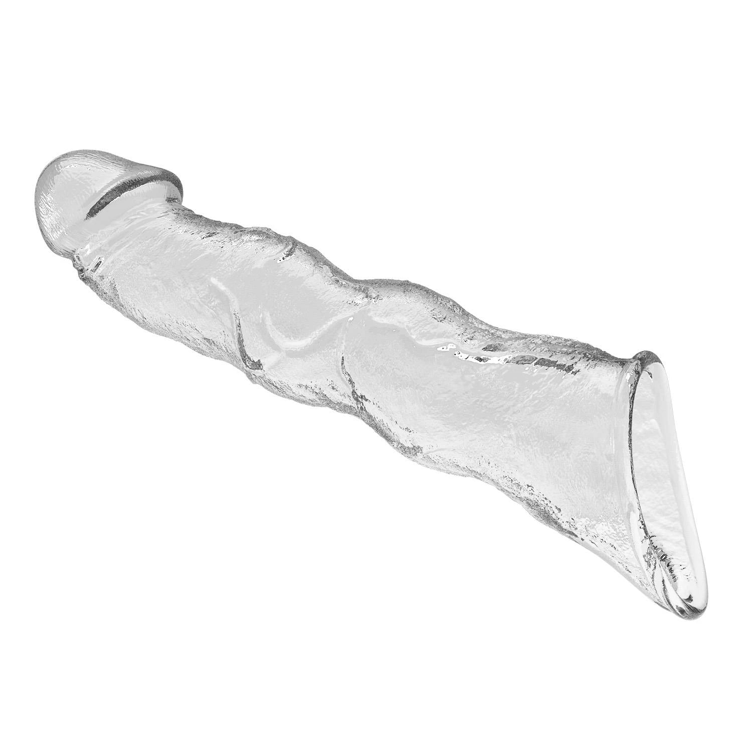 Pretty Love Extension Penis Sleeve with Modular Length Blocks Clear – 28 cm