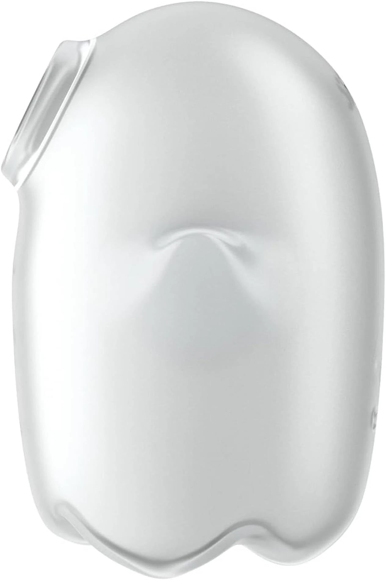 Glowing Ghost - Glow in the Dark - Double Air Pulse Vibrator - White