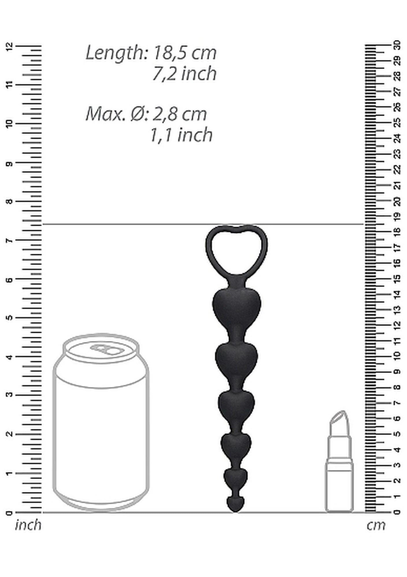Anal Heart Beads