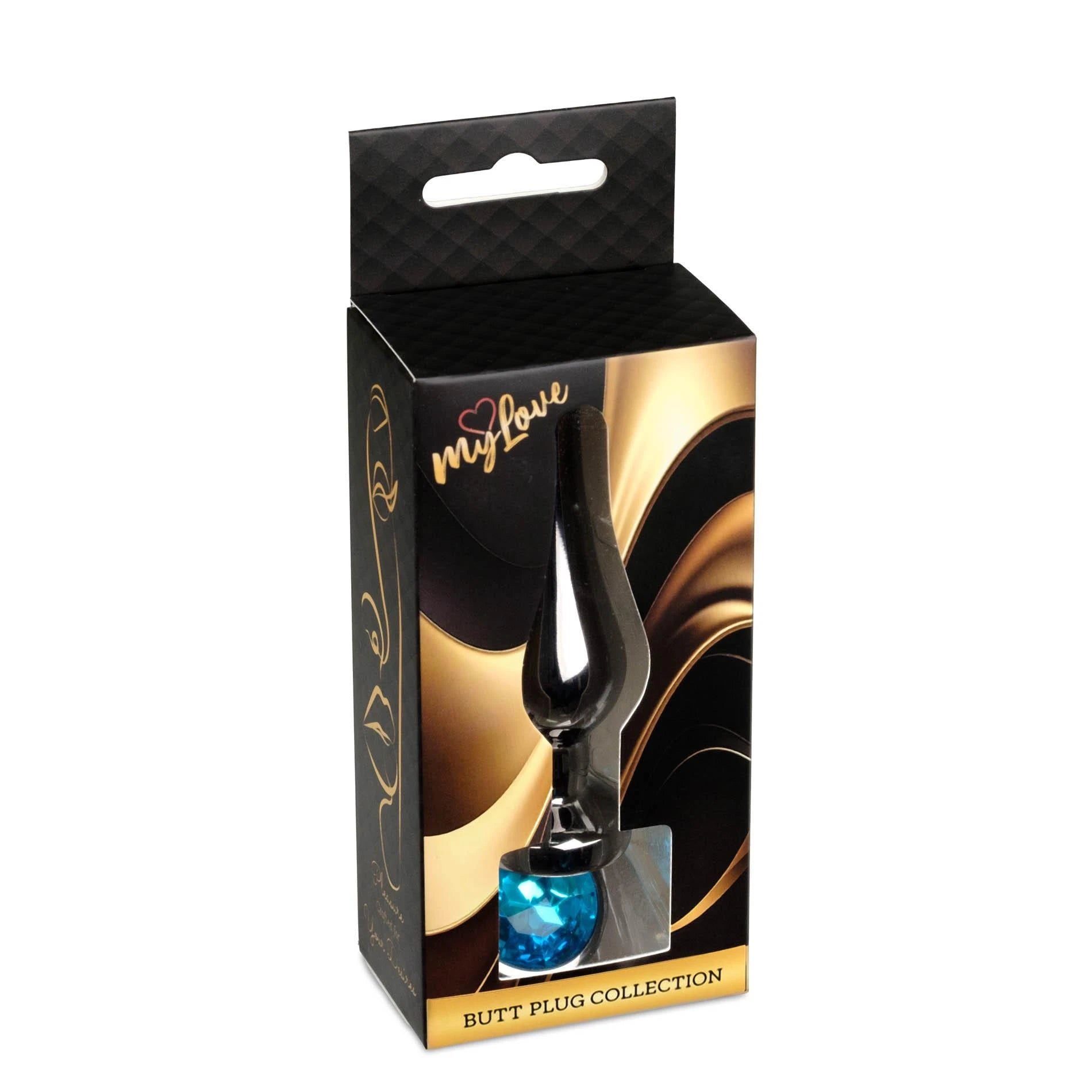 MyLove Toys - Light Blue Dark Silver Butt Plug