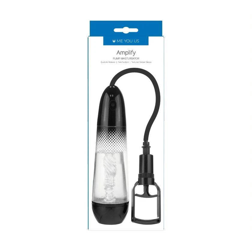 Pompka - Masturbateur amplificateur de pompe à vide pour pénis - Transparent/Noir