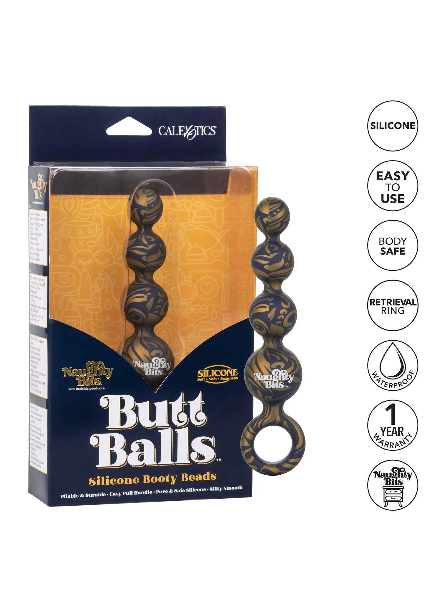 Butt Balls Booty Beads Violet
