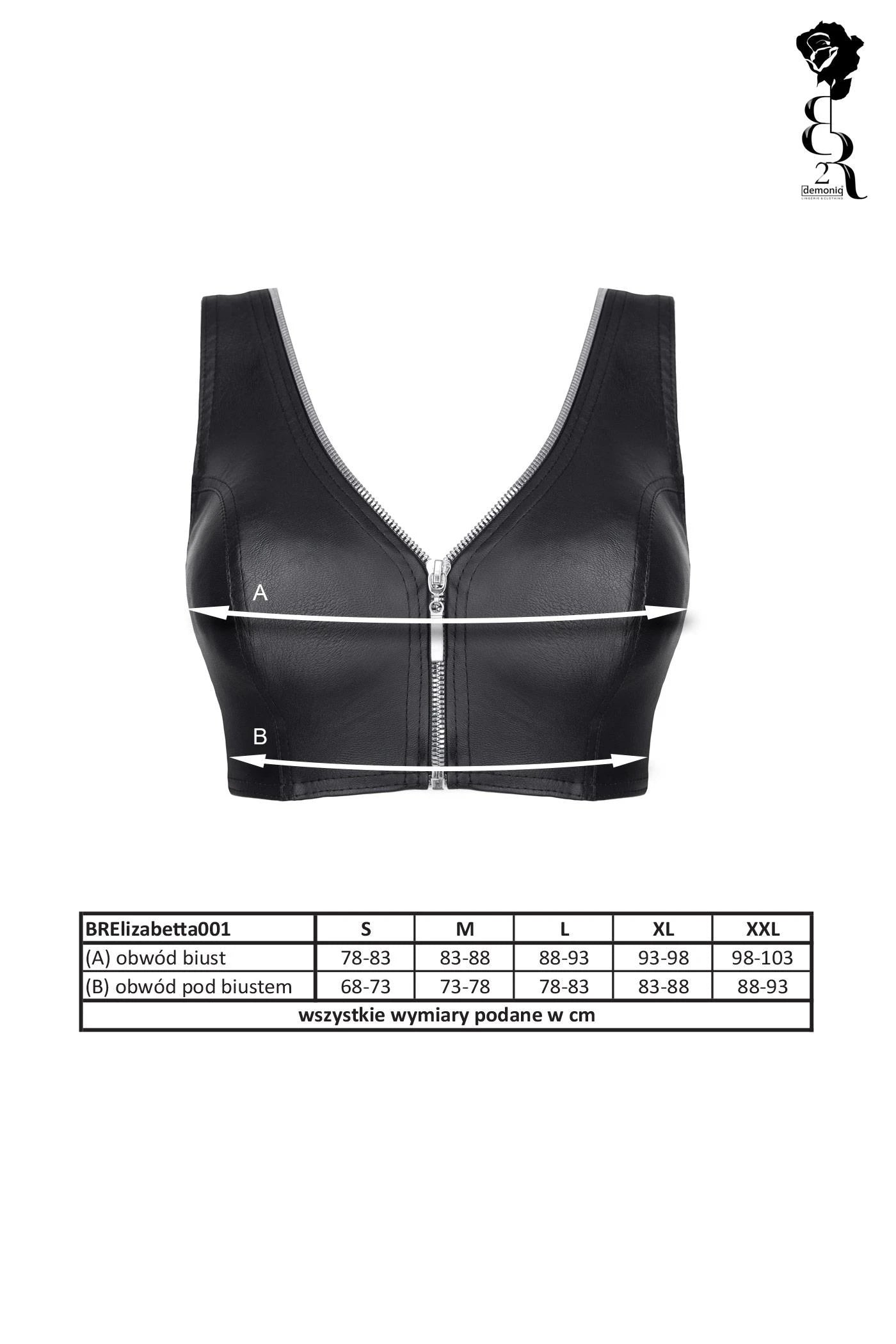 Underwear - BRELISABETTA001 black top size M