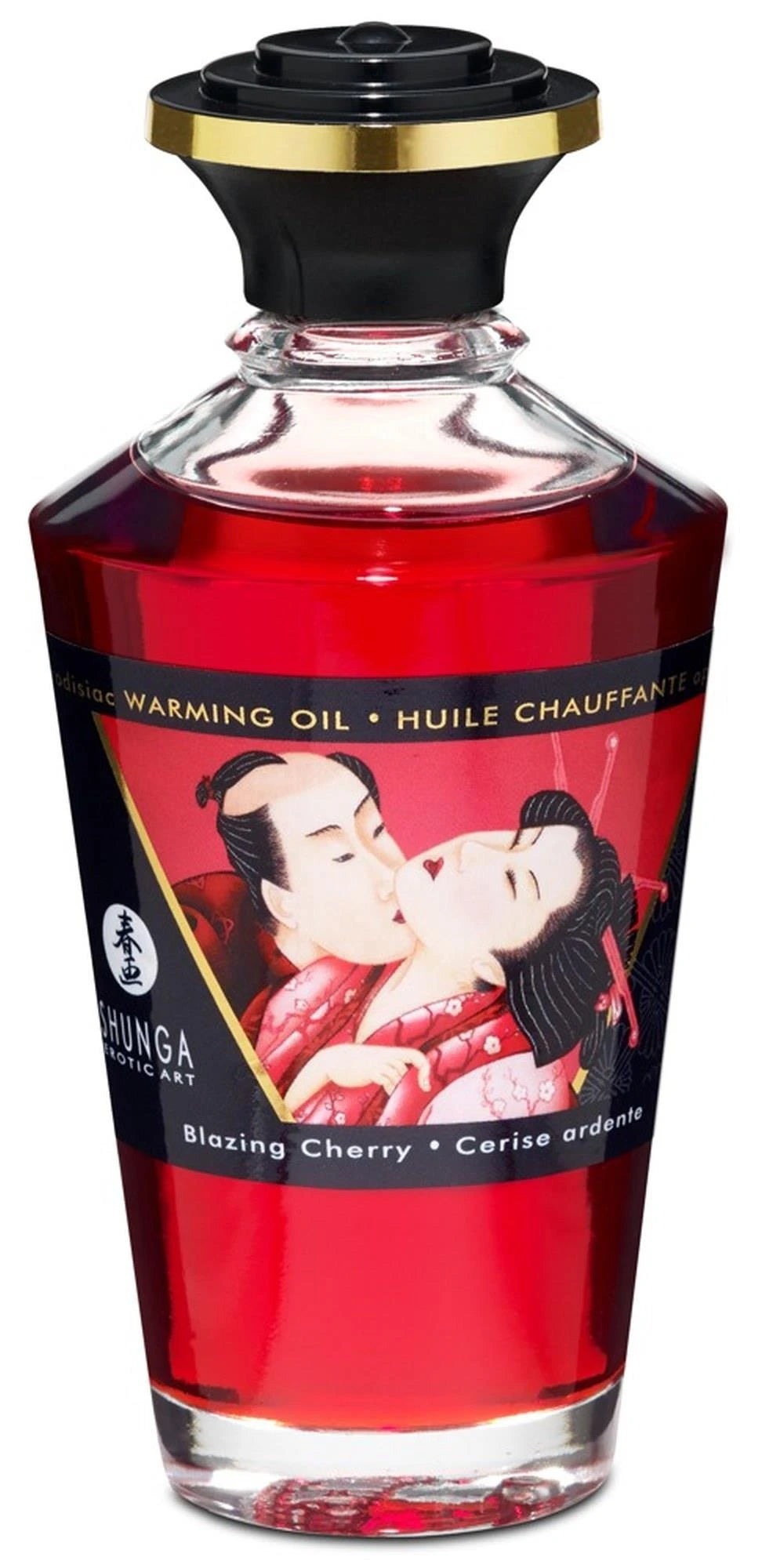 Huile de Massage Chauffante Cerise Intense