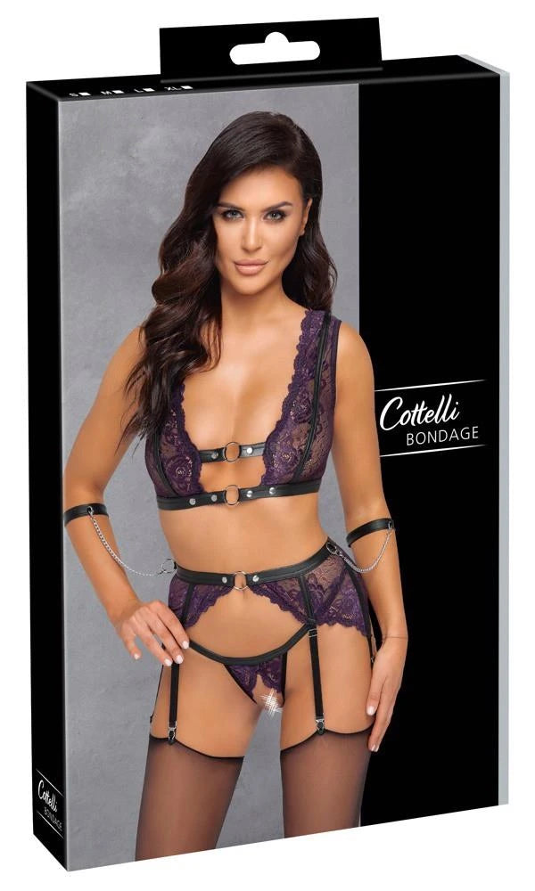 Ensemble Soutien-gorge Bondage XL