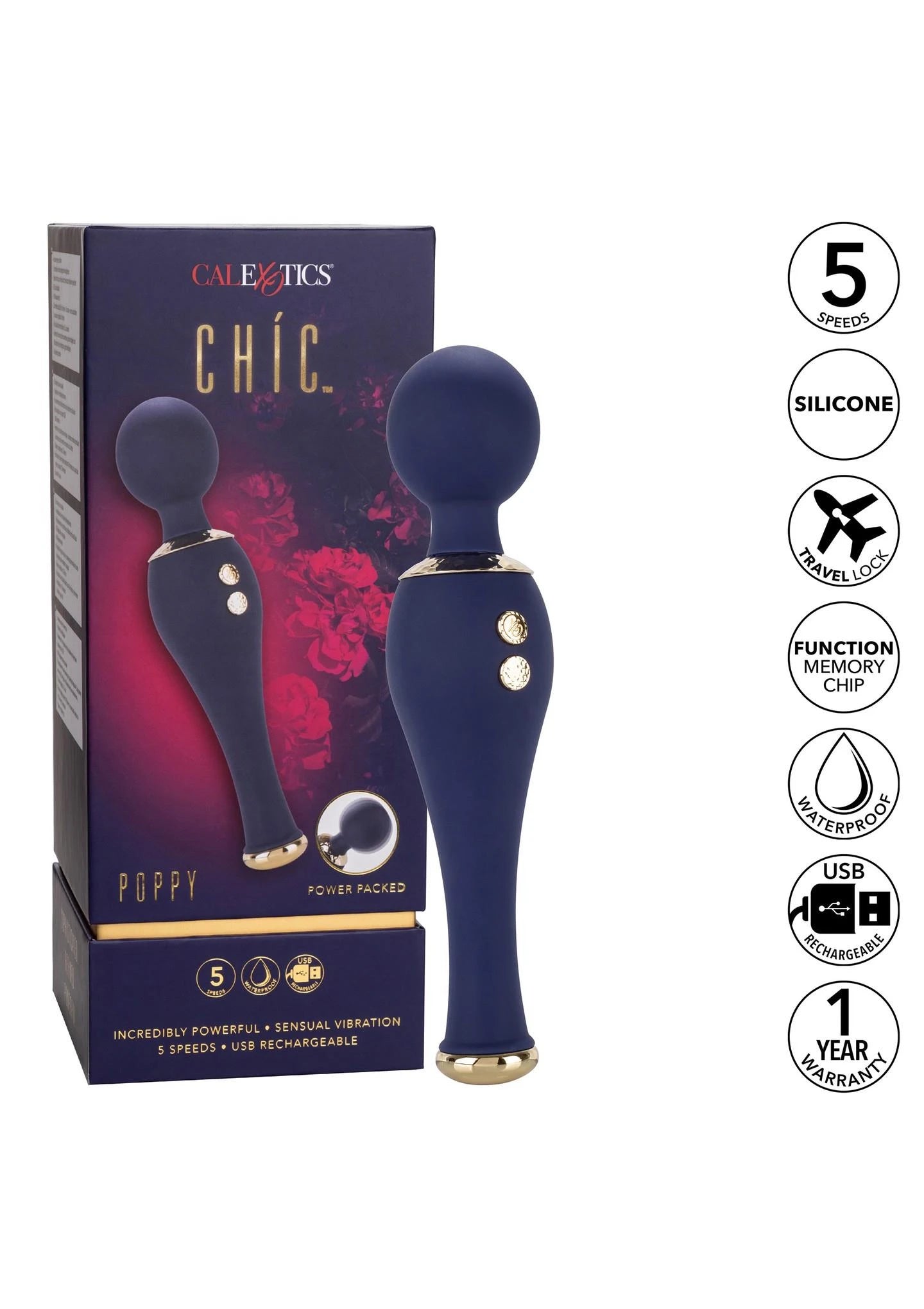 Chic Coquelicot Bleu