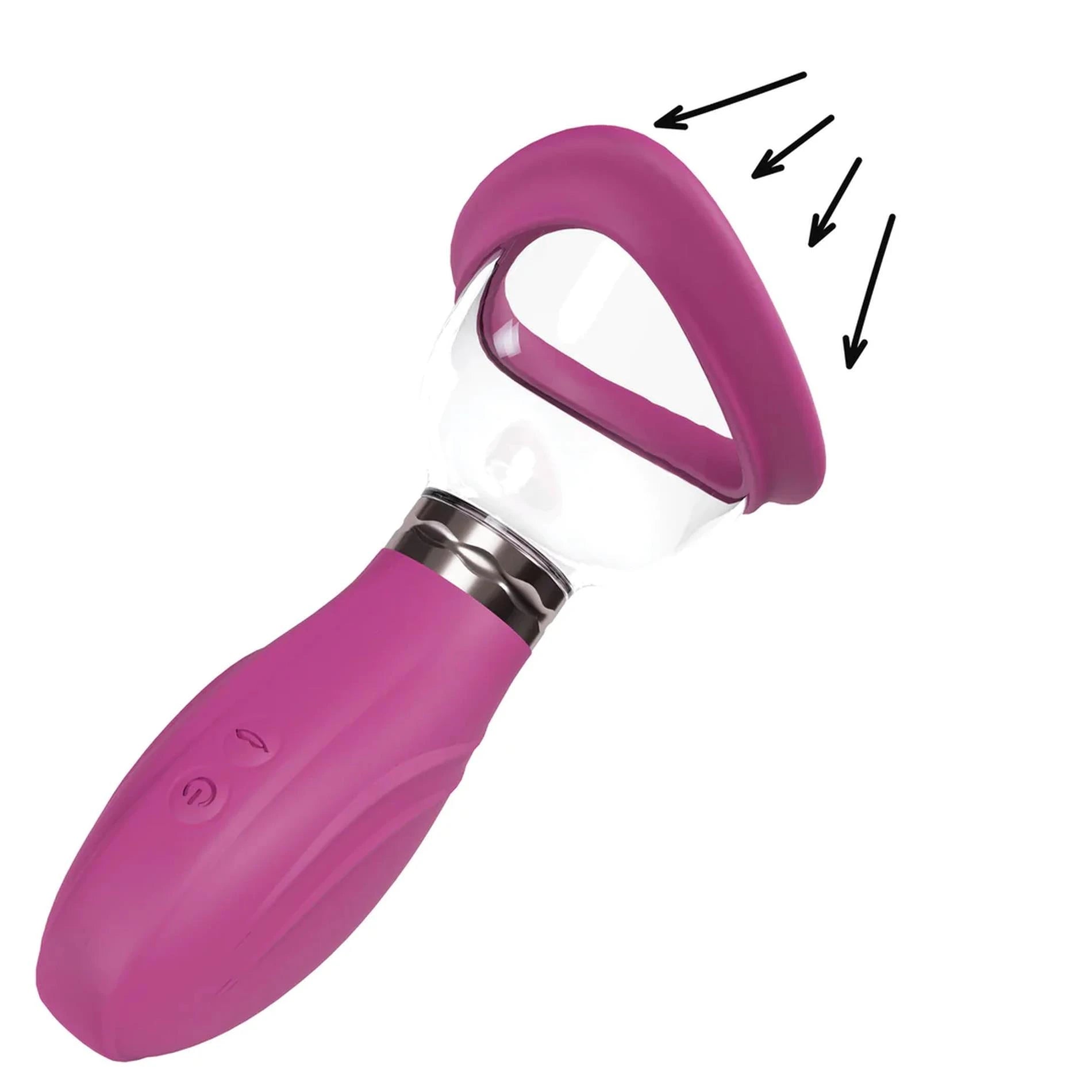 Delightful - Pompe Rechargeable pour Vulve et Seins - Rose